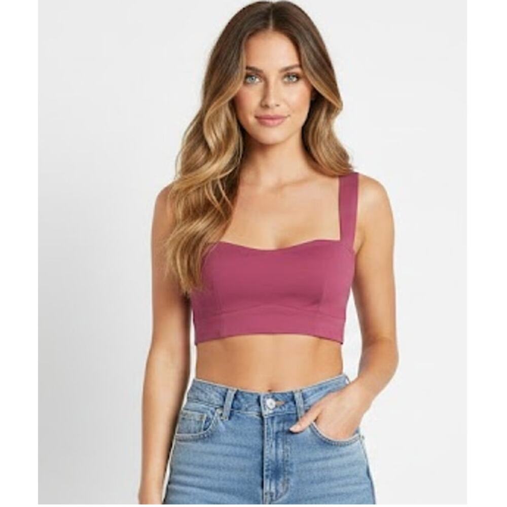 FREE PEOPLE Bra Size Small Naomi Underwire Longline Bralette Bra‎ in Dried Rose
